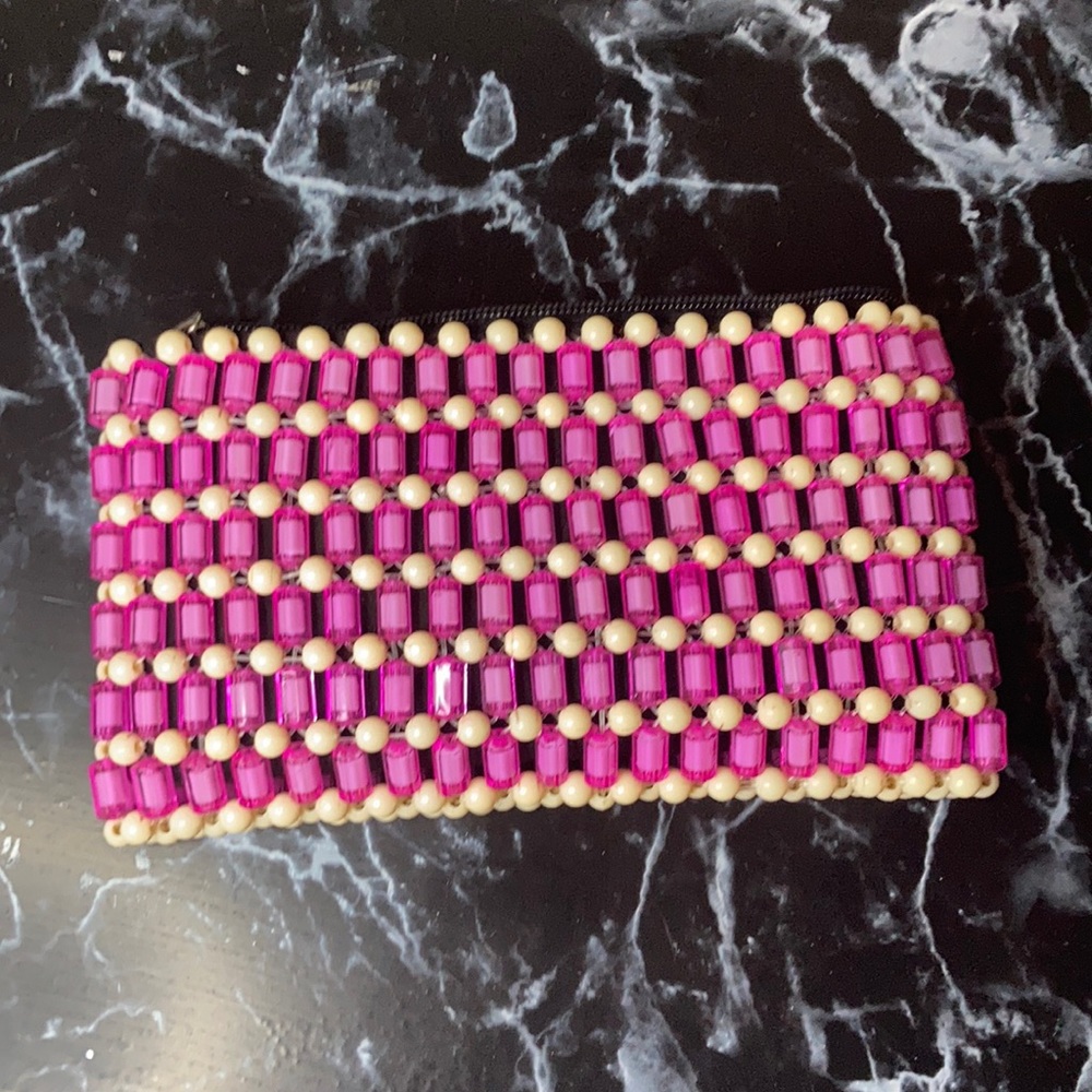 Bahamian Made Clutch/ Makeup Bag / Cos Bag